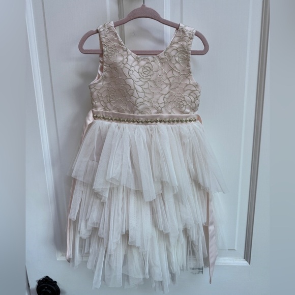 American Princess Other - NWOT American Princess 3T Pink & White Girls Formal Floral Party Dress